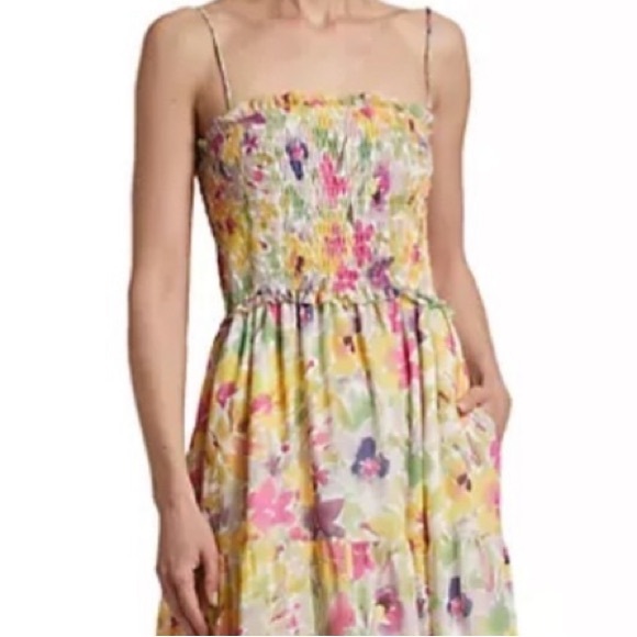 Monique Lhuillier Dresses & Skirts - ML‎ MONIQUE LHUILLIER Blooming Field Smocked